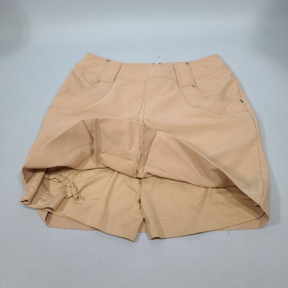 Swing Bette & Court Tayna Fit Shorts Lined Tennis Skirt Women's Size 2 Tan - Picture 2 of 12